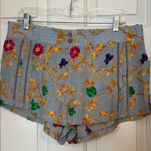 Honeydew Embroidered Siesta Sweetheart Shorts